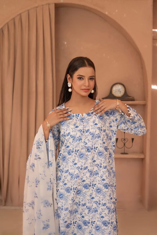 Black & Beige Printed Kurta