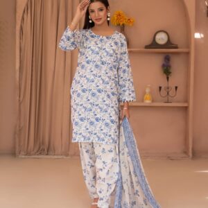 Black & Beige Printed Kurta